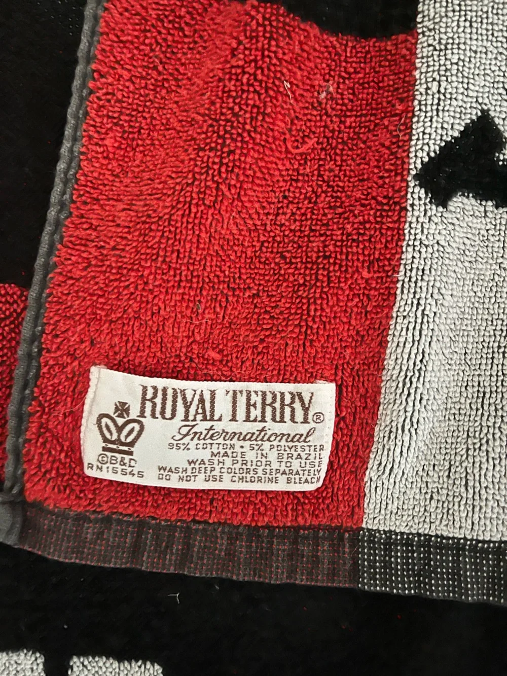 Vintage I Love NY Terrycloth Beach Towel I ❤️ NY